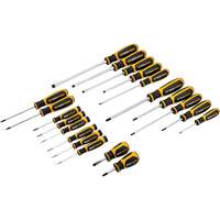 Phillips&reg;, Slotted, Torx&reg; Dual Material Screwdriver Set, 20 Pcs. Fastek