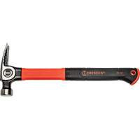 General Purpose Hammer, 16 oz., Fibreglass/Cushion Handle, 14" L Fastek