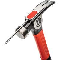 General Purpose Hammer, 16 oz., Fibreglass/Cushion Handle, 14" L Fastek