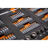 Slim Head Mechanics Tool Set in Foam Storage Tray Fastek