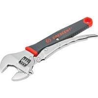 Cl&eacute; bimat&eacute;riau verrouillable et ajustable, 10" lo, la max. 2-18/25", Chrome/Poli Fastek