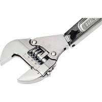 Cl&eacute; flexible &agrave; rochet ajustable, 8" lo, la max. 2-27/50", Chrome/Poli Fastek