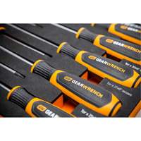 Torx&reg; Dual Material Screwdriver Set in Foam Storage Tray, 10 Pcs. Fastek