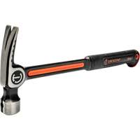 Milled-Face Framing Hammer, 28 oz., Solid Steel Handle, 16" L Fastek