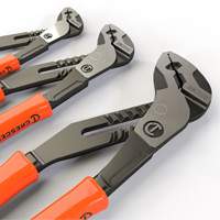 Z2 K9 Straight Jaw Dipped Handle Tongue & Groove Plier Set, 3 Pieces Fastek