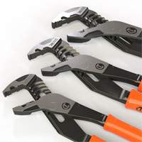 Z2 K9 Straight Jaw Dipped Handle Tongue & Groove Plier Set, 3 Pieces Fastek