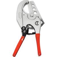 Ratcheting PVC Pipe Cutter with Dipped Grips, 1/4"- 2-3/8" Capacity Fastek