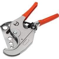 Ratcheting PVC Pipe Cutter with Dipped Grips, 1/4"- 2-3/8" Capacity Fastek