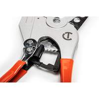 Ratcheting PVC Pipe Cutter with Dipped Grips, 1/4"- 2-3/8" Capacity Fastek