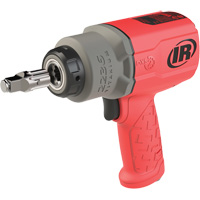 Red Air Impact Wrench, 1/2" Drive, 1/4" NPT Air Inlet, 7500 No Load RPM Fastek