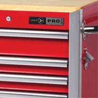 PRC7215 Pro Series Roller Cabinet, 15 Drawers, 72" W x 24" D x Red Fastek