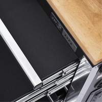 HDRC5212 HD Series Roller Cabinet, 12 Drawers, 51-1/4" W x 21" D x 40-3/10" H, Black Fastek