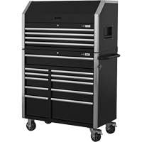 HDCC-4115 HD Series Toolbox Combo, 21-1/2" D x 44-1/5" W x 63-3/10" H, Black Fastek