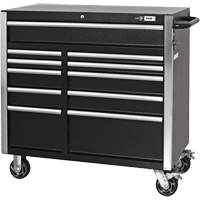 HDCC-4115 HD Series Toolbox Combo, 21-1/2" D x 44-1/5" W x 63-3/10" H, Black Fastek