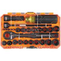 Jeu de douilles &agrave; chocs ouvertes essentielles KNECT, 28 Mcx, Chocs, Prise de 3/8" Fastek
