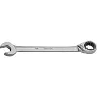 Combination Reversible Ratcheting Wrench, 12 Point, Polished Finish Fastek