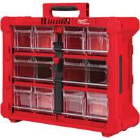 Organisateur PACKOUT &agrave; bac inclinable, 15-1/5" x 19-7/10" x 6-7/10", Noir/Rouge Fastek