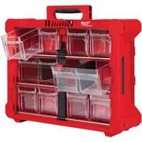 Organisateur PACKOUT &agrave; bac inclinable, 15-1/5" x 19-7/10" x 6-7/10", Noir/Rouge Fastek