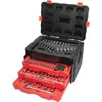 1/4", 3/8" & 1/2" Mechanics Hand Tool Set with 3-Drawer Storage Case Fastek
