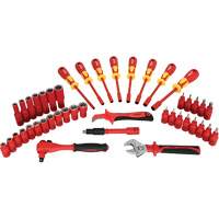Insulated Socket & Tool Set, 44 Pcs Fastek