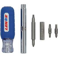 9-in-1 Multi-Bit Screwdriver, Textured Handle Fastek