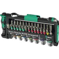 Ensemble d'outils en mesures imp&eacute;riales 1 Tool-Check PLUS, 39 Mcx, Prise de 1/4" Fastek