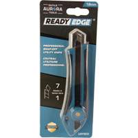 Couteau professionnel de 18 mm, Acier inoxydable, Robuste, Prise en Caoutchouc Fastek