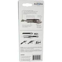 Couteau professionnel de 18 mm, Acier inoxydable, Robuste, Prise en Caoutchouc Fastek
