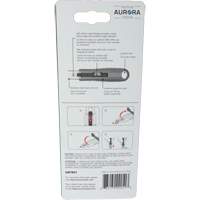 Couteau de s&eacute;curit&eacute; r&eacute;tractable standard, Acier inoxydable, Prise en Caoutchouc Fastek