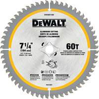 Tungsten Carbide-Tipped Steel Circular Saw Blade, 7-1/4", 60 Teeth, Non-Ferrous Use Fastek
