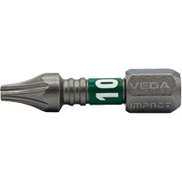 Embout Impactech, Torx inviolable, T-10, Prise 1/4" Fastek