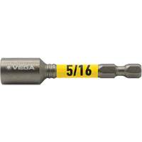 Impactech&reg; Nut Driver, 5/16" Tip, 1/4" Drive, 2-9/16" L, Magnetic Fastek