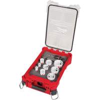 QUIK LOK HOLE DOZER Bi-Metal Kit with PACKOUT Compact Organizer, 12 Pieces Fastek