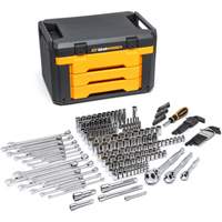 Mechanics Tool Set in 3 Drawer Storage Box Fastek
