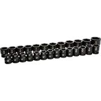 6 Point Metric Socket Set, 26 Pcs, Impact, 3/4" Drive Size Fastek