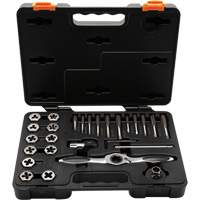 SAE Ratcheting Tap & Die Set, 27 Pieces Fastek