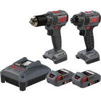 Compact Drill & Screwdriver Cordless Combo Tool Kit, Lithium-Ion, 20 V Fastek