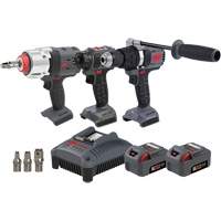 Screwdriver, Hammer Drill & Impact Driver Combo Tool Kit, Lithium-Ion, 20 V Fastek