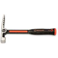 Brick Hammer, 15 oz., Solid Steel Handle, 7" L Fastek