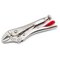 Locking Pliers with Wire Cutter, 7" Length, Curved Jaw Fastek