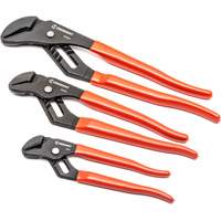 Straight Jaw Dipped Handle Tongue & Groove Plier Set, 3 Pieces Fastek
