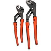Grip Zone V-Jaw Tongue & Groove Plier Set with Dual Material Rawhide Handle, 2 Pieces Fastek