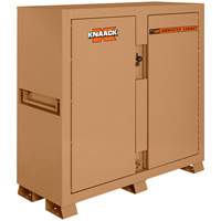 Model 109 Jobsite Cabinet with Padlock, Steel, 47.5 Cubic Feet, Tan Fastek