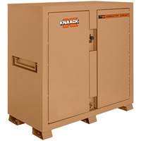 Model 99 Jobsite Cabinet with Double Doors & 2 Padlocks, Steel, 59.4 Cubic Feet, Tan Fastek