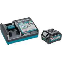 Trousse de d&eacute;marrage avec chargeur rapide et batterie 2.5Ah 40Vmax XGT , 40 V, Lithium-ion Fastek