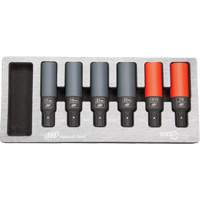 SAE/Metric Lug Nut Impact Socket Set, 6 Pcs, Impact Fastek