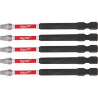 Embouts de tr&eacute;pan &agrave; chocs SHOCKWAVE, Carr&eacute;e, Embout 2, Longueur 3-1/2" Fastek