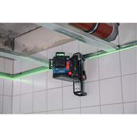 Laser dalignement/nivellement 360 connect&eacute; &agrave; faisceau vert &agrave; trois points Fastek