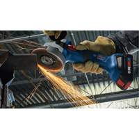 Brushless Angle Grinder with Slide Switch, 4-1/2" Wheel, 18 V Fastek