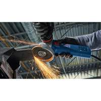 Ergonomic Angle Grinder, 4-1/2", 120 V, 10 A, 11000 RPM Fastek